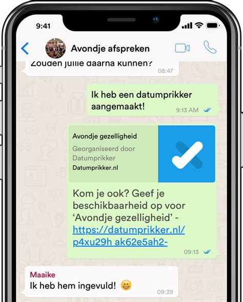 datumprikker whatsapp groep|Een datum prikken via WhatsApp, zo doe je dat heel eenvoudig